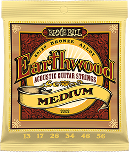 Pack of Medium Earthwood Bronze strings